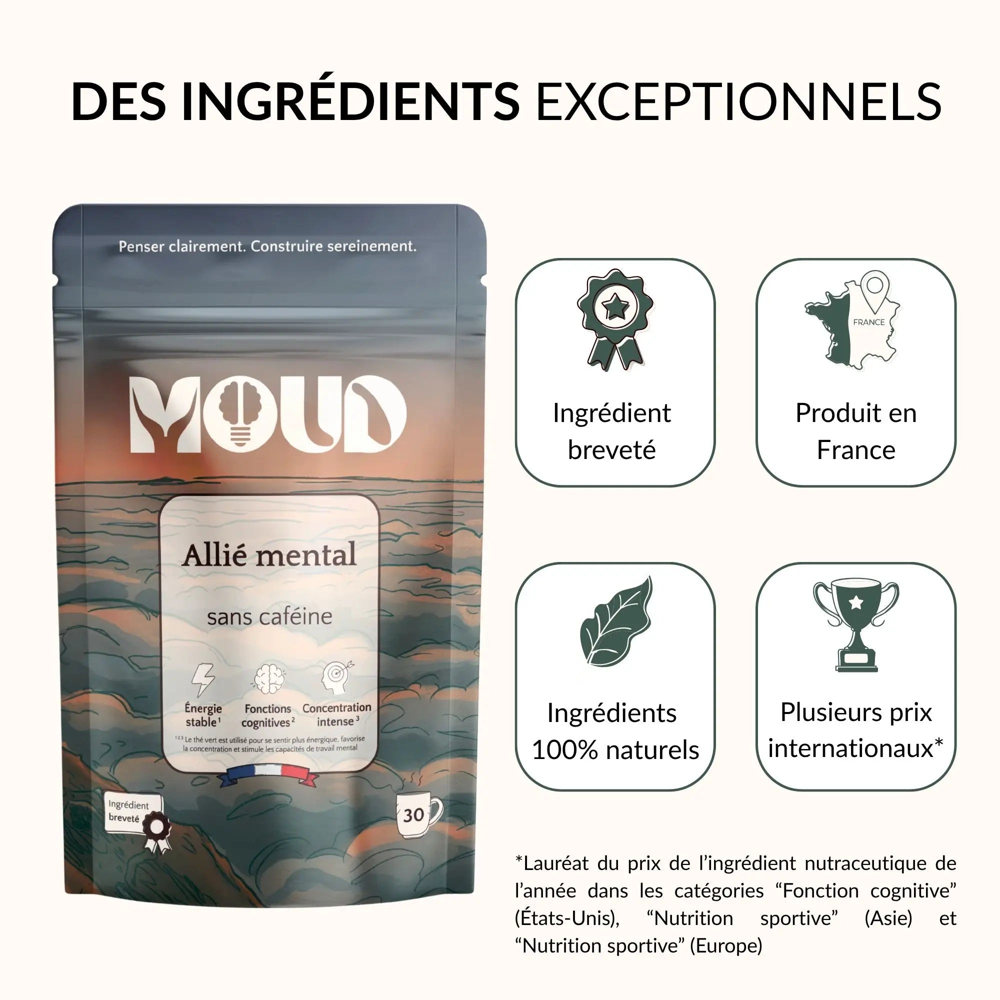 MOUD - Allié mental sans caféine