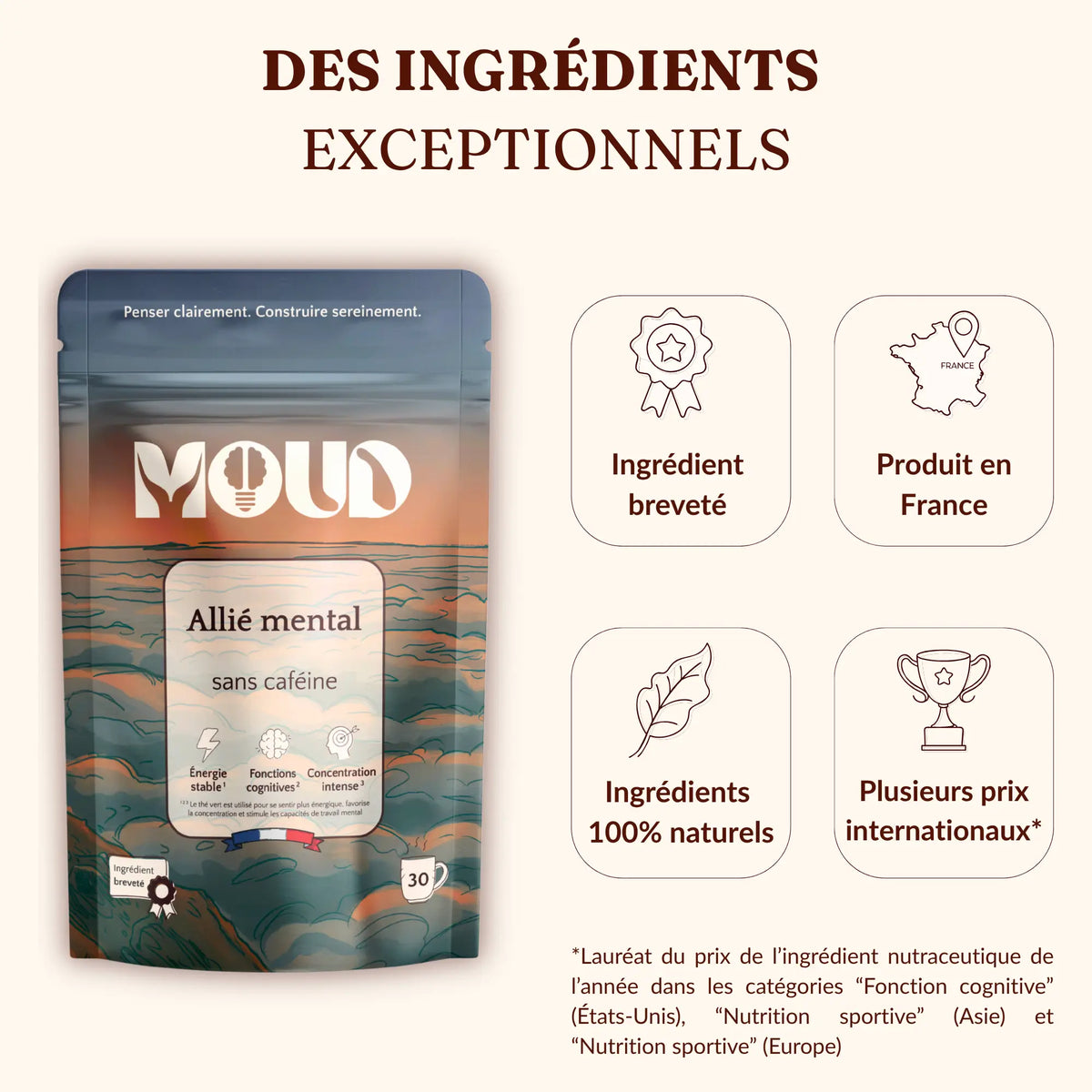 MOUD - Allié mental sans caféine