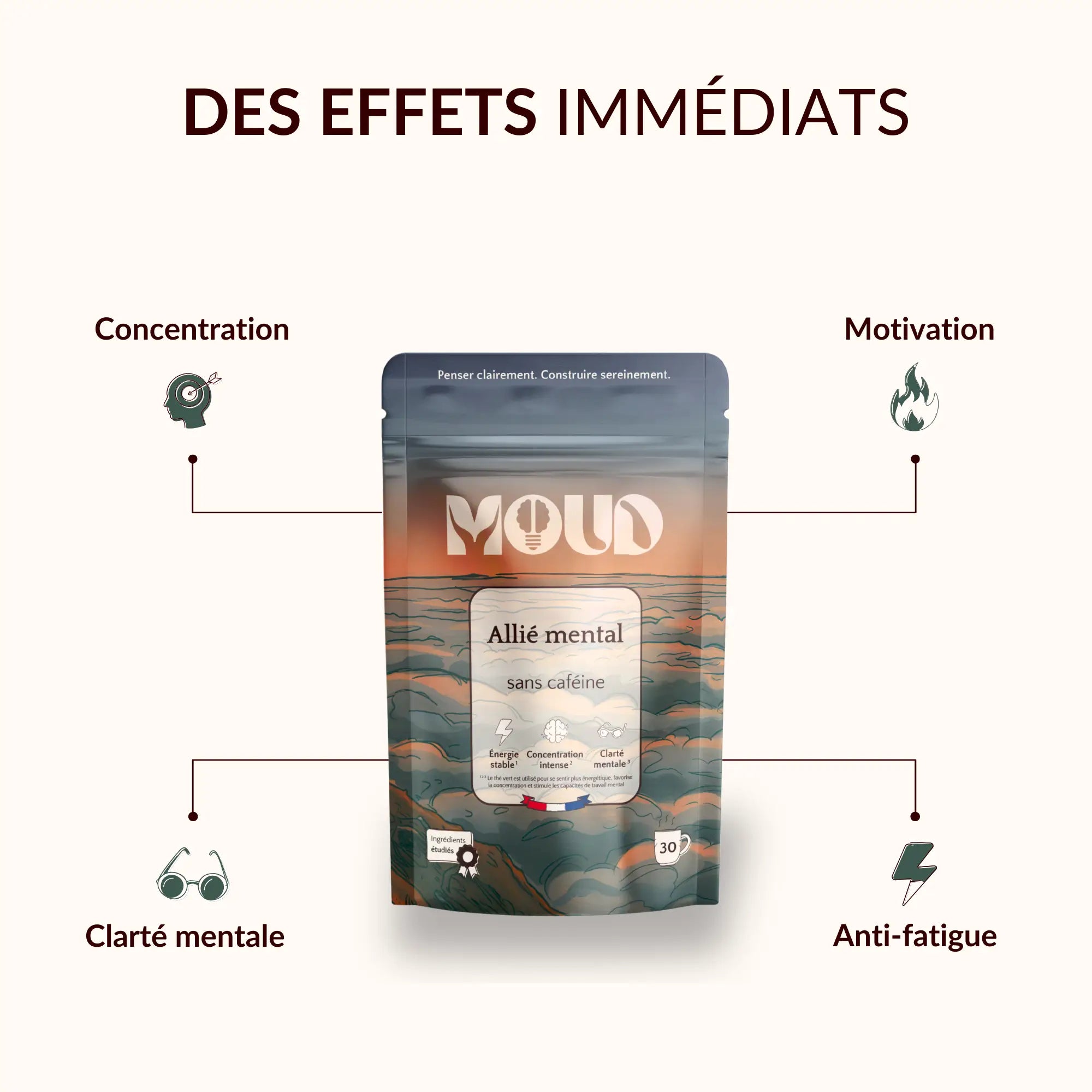 MOUD - Allié mental sans caféine
