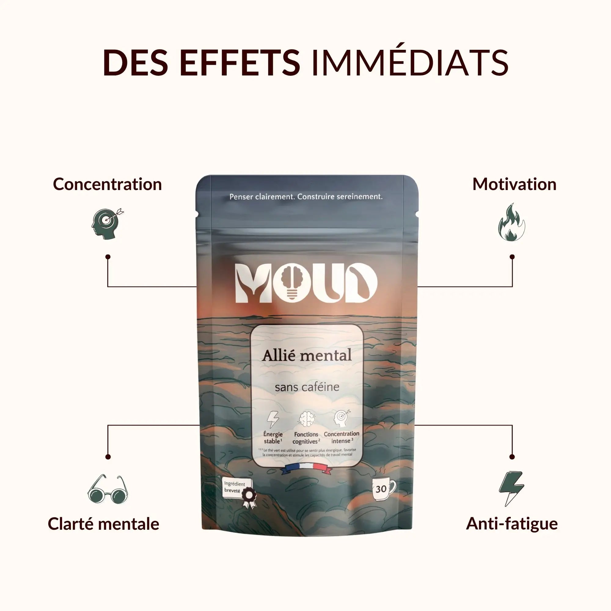 MOUD - Allié mental sans caféine