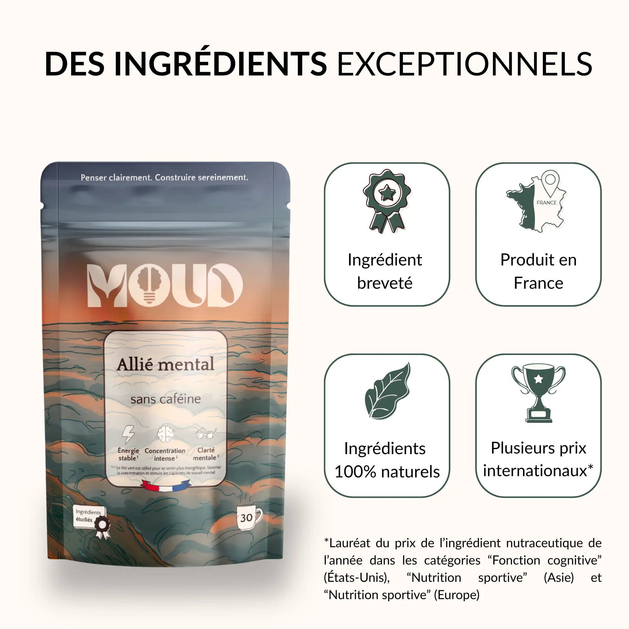 2 sachets supplémentaires de MOUD (60 doses)